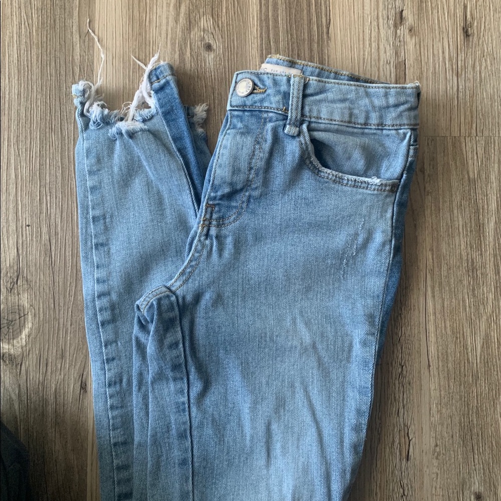 Striped jeans